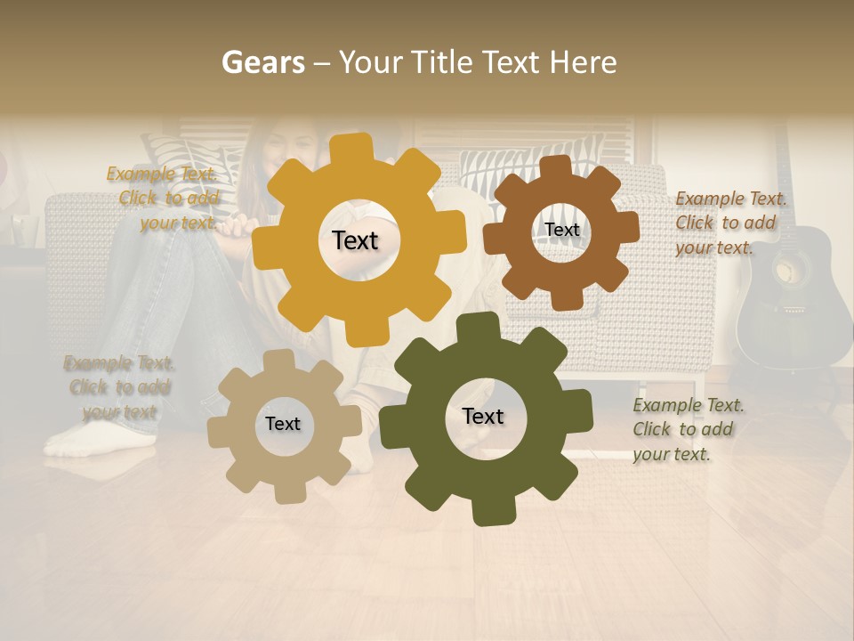 Family Attractive Hug PowerPoint Template