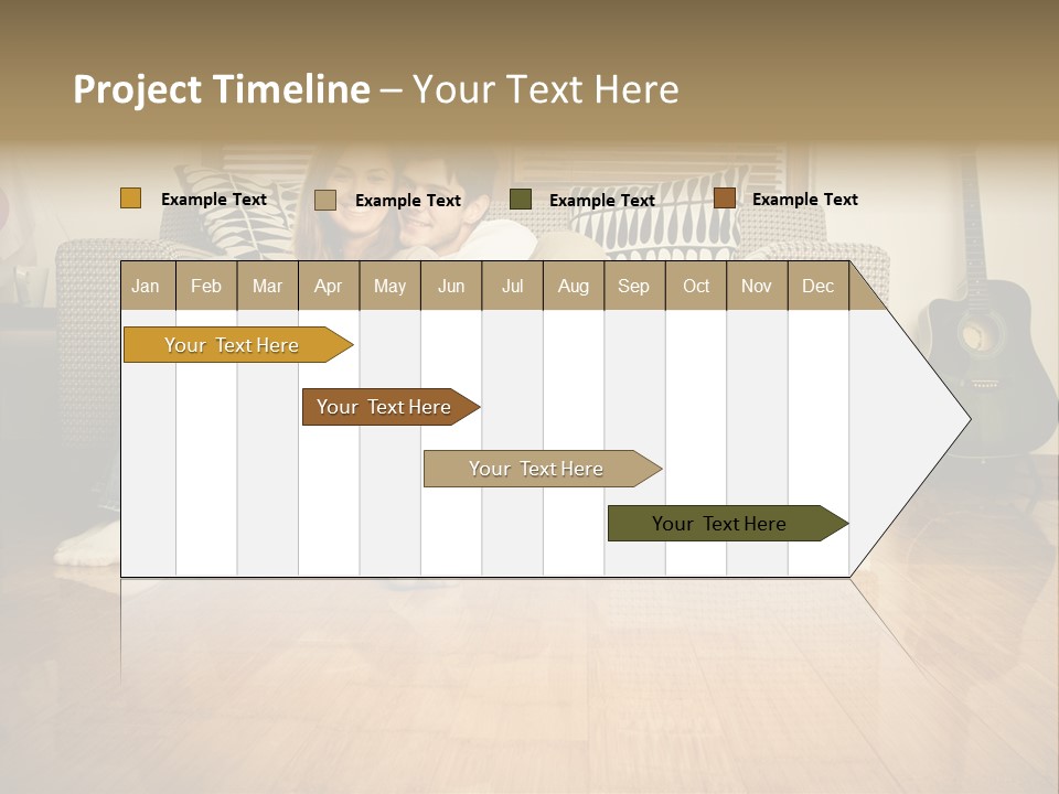 Family Attractive Hug PowerPoint Template