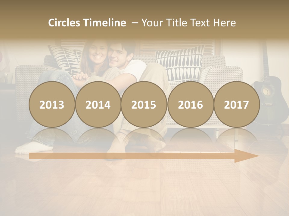 Family Attractive Hug PowerPoint Template
