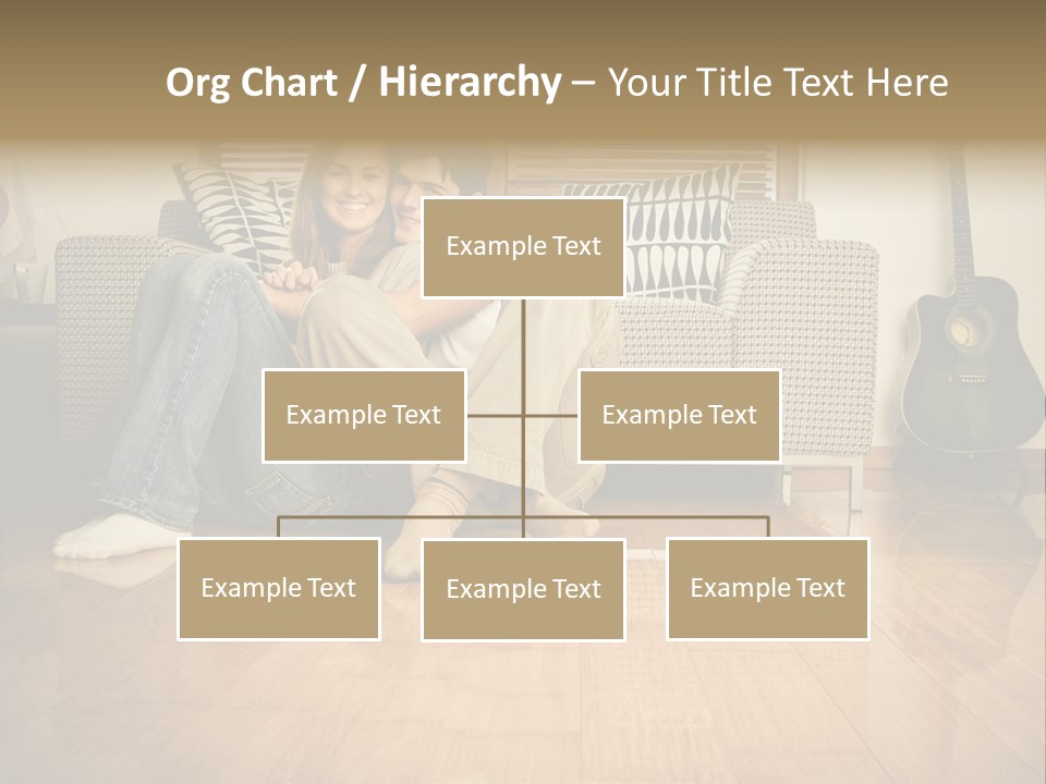 Family Attractive Hug PowerPoint Template