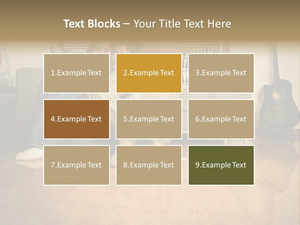 Family Attractive Hug PowerPoint Template