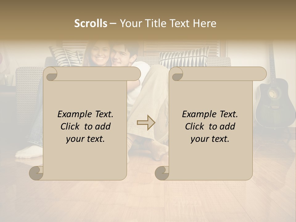 Family Attractive Hug PowerPoint Template