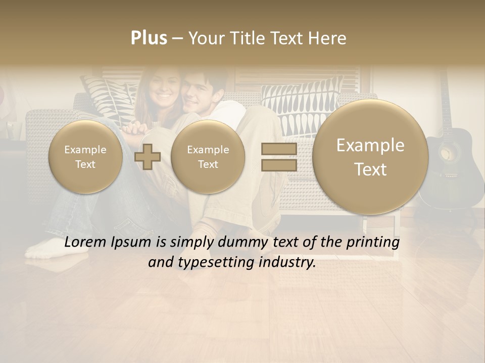 Family Attractive Hug PowerPoint Template