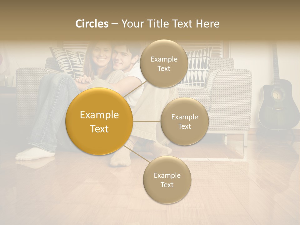 Family Attractive Hug PowerPoint Template