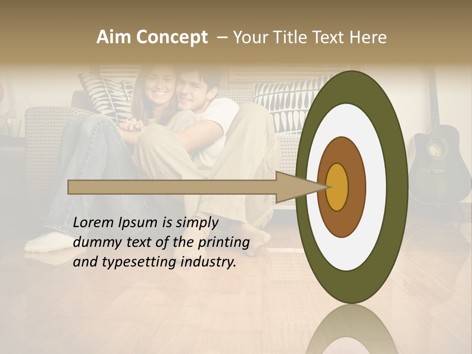 Family Attractive Hug PowerPoint Template