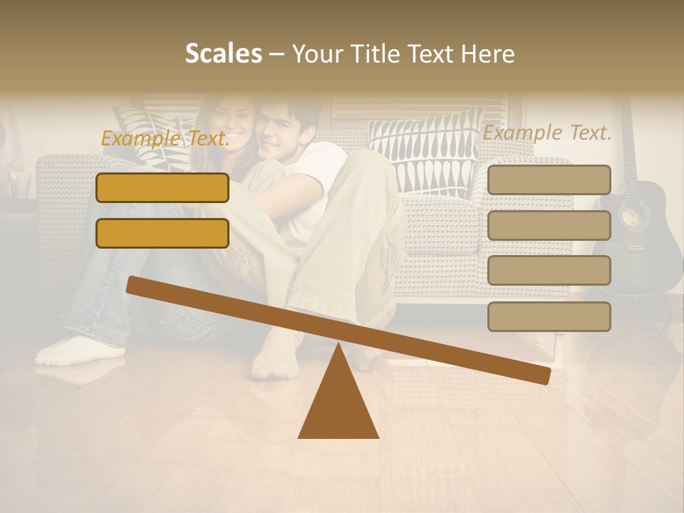 Family Attractive Hug PowerPoint Template