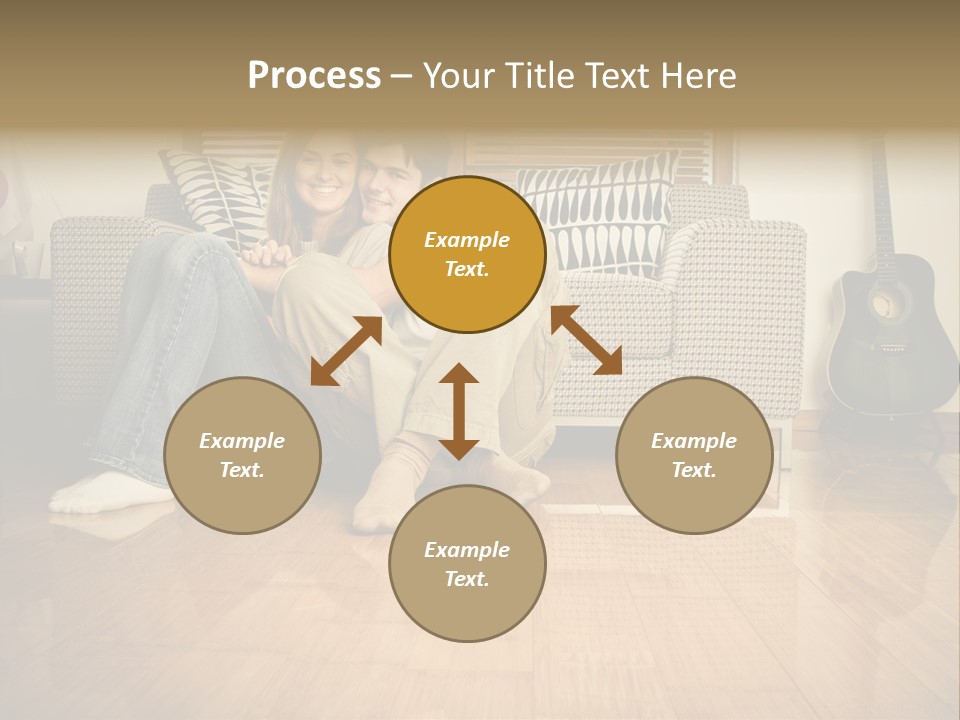 Family Attractive Hug PowerPoint Template