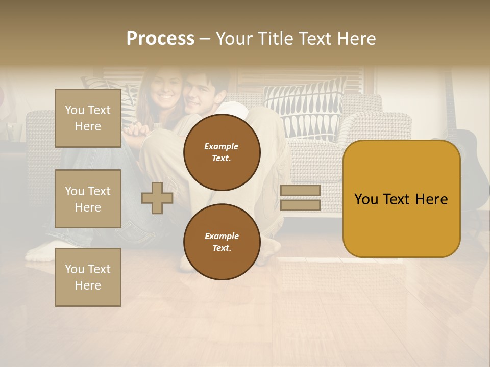 Family Attractive Hug PowerPoint Template