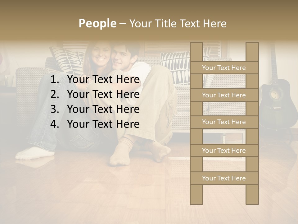 Family Attractive Hug PowerPoint Template