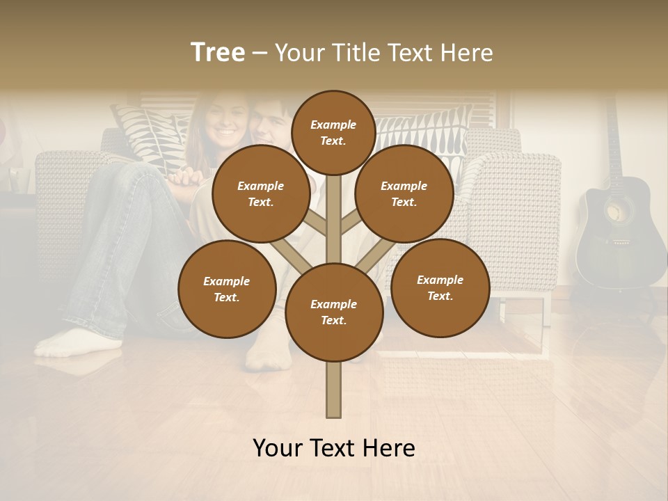 Family Attractive Hug PowerPoint Template