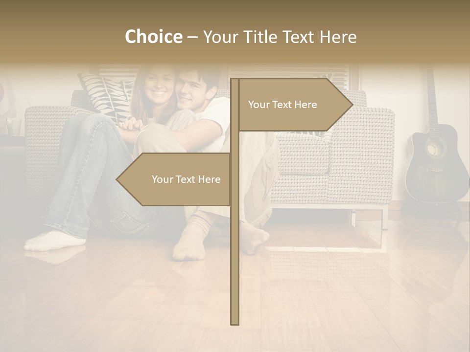 Family Attractive Hug PowerPoint Template