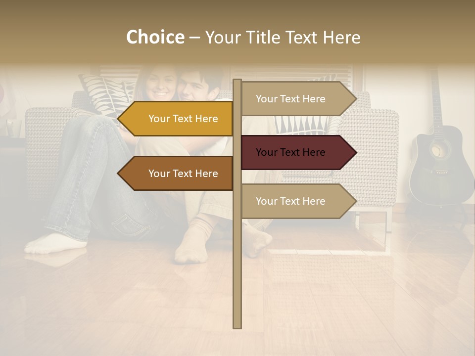 Family Attractive Hug PowerPoint Template