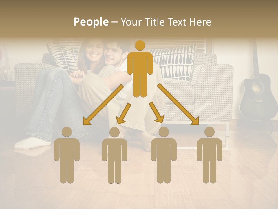 Family Attractive Hug PowerPoint Template