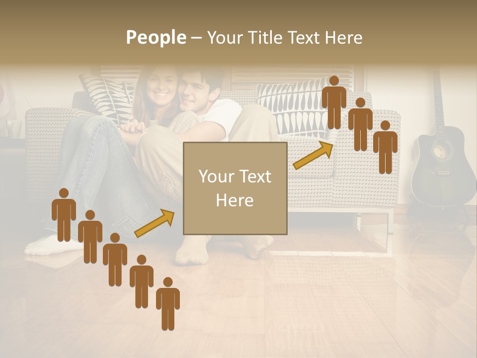 Family Attractive Hug PowerPoint Template