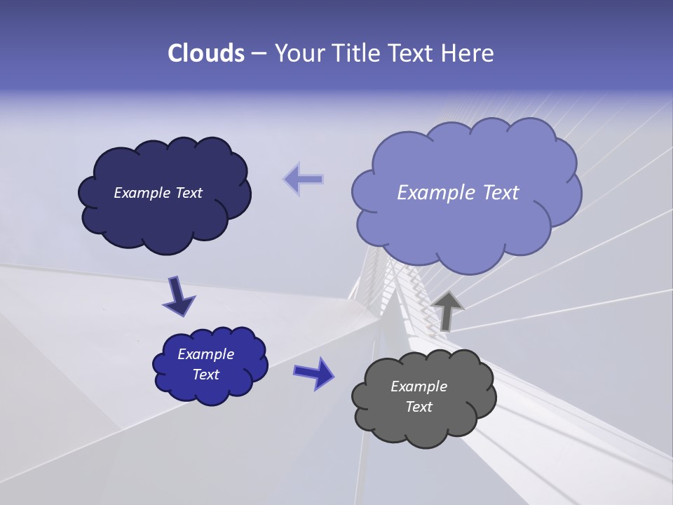 Clouds Erasmus Desiderius PowerPoint Template