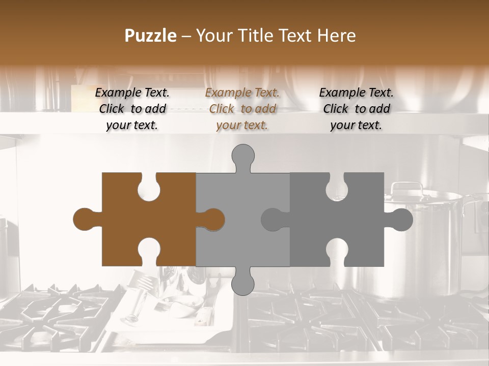 A Bunch Of Pots And Pans On A Shelf PowerPoint Template