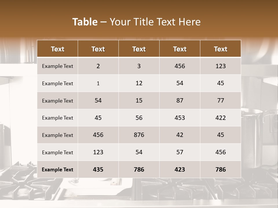 A Bunch Of Pots And Pans On A Shelf PowerPoint Template