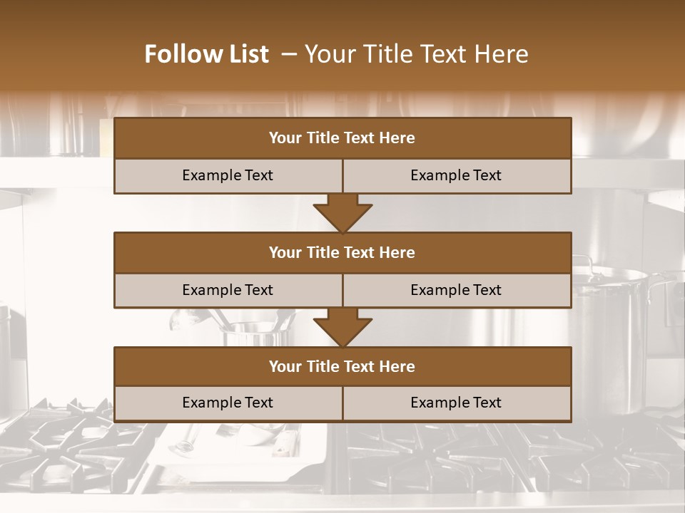 A Bunch Of Pots And Pans On A Shelf PowerPoint Template