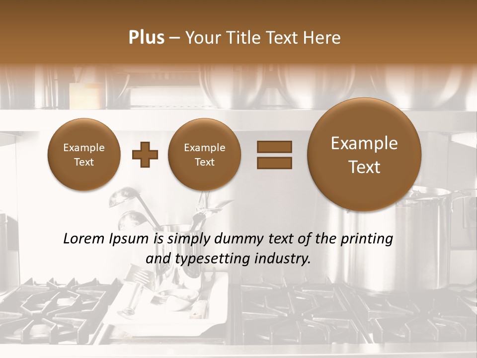 A Bunch Of Pots And Pans On A Shelf PowerPoint Template