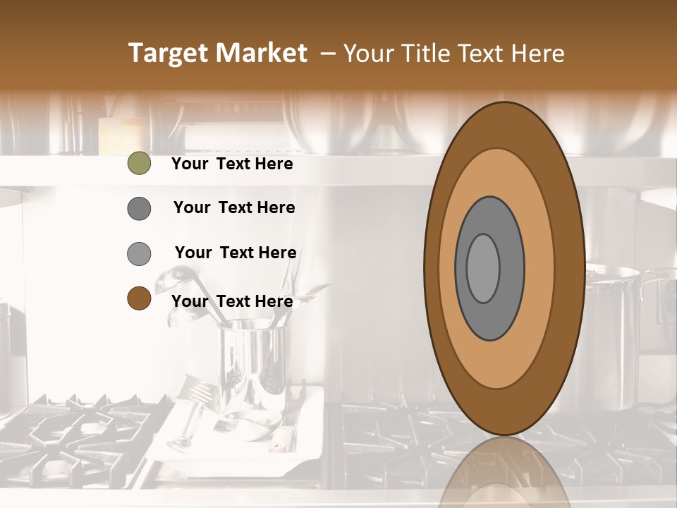 A Bunch Of Pots And Pans On A Shelf PowerPoint Template