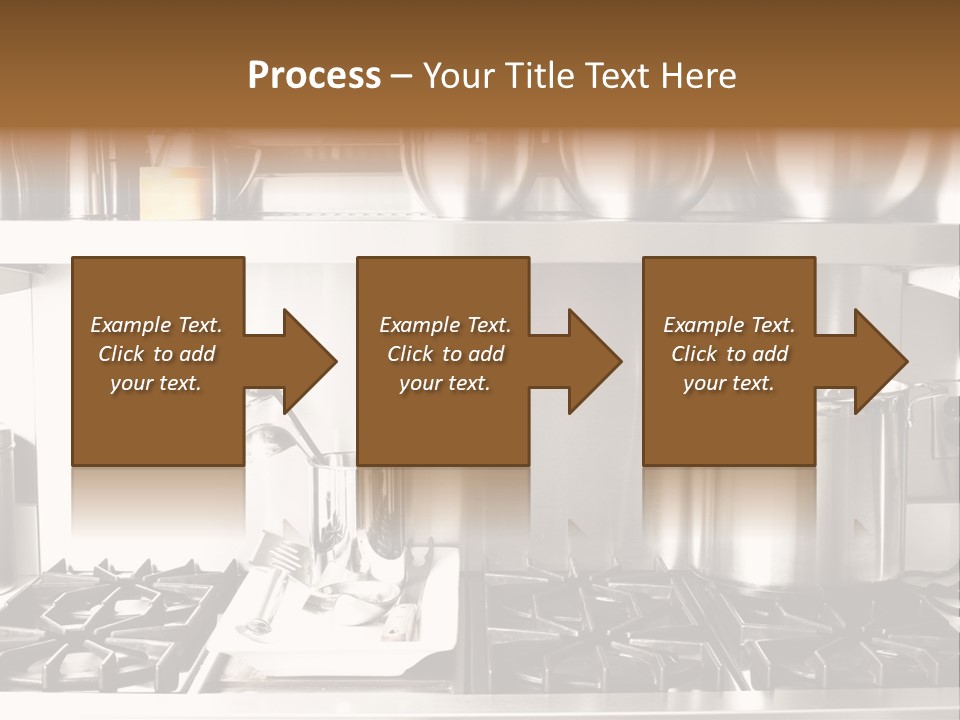 A Bunch Of Pots And Pans On A Shelf PowerPoint Template