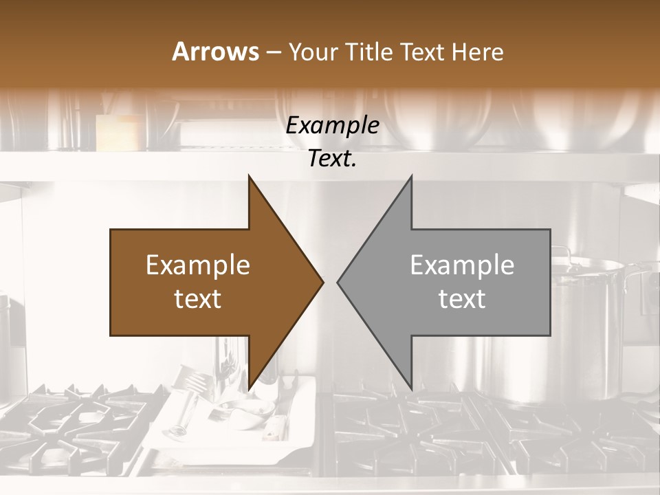 A Bunch Of Pots And Pans On A Shelf PowerPoint Template