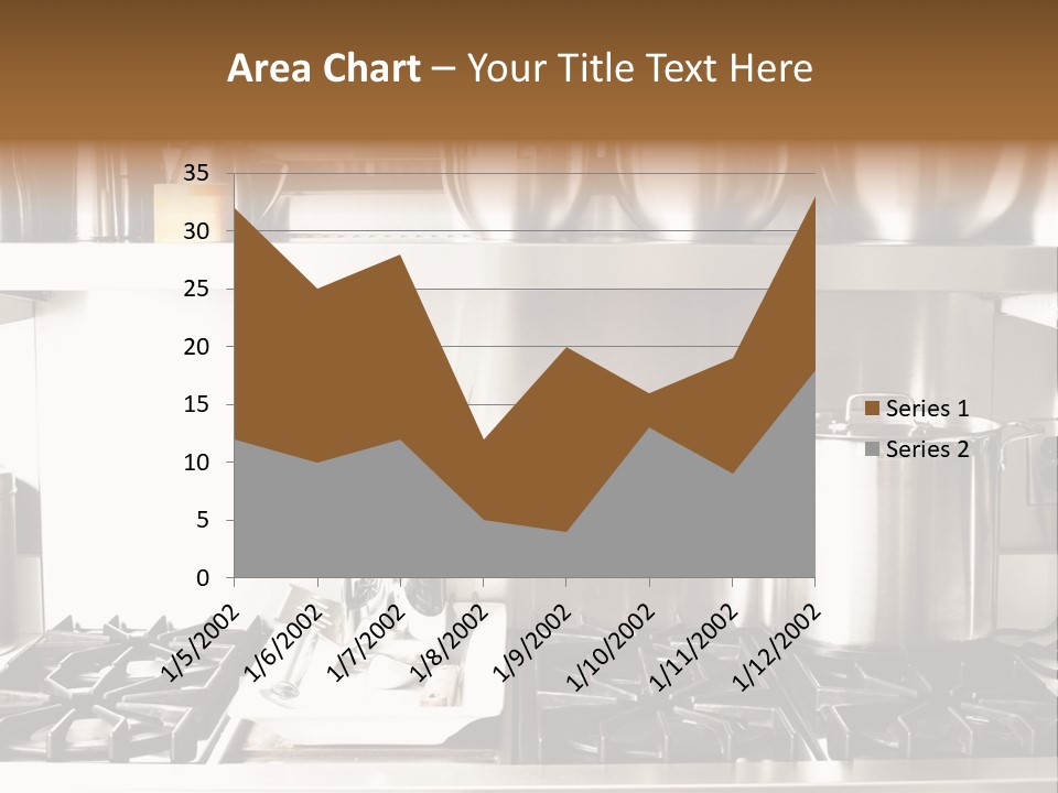 A Bunch Of Pots And Pans On A Shelf PowerPoint Template