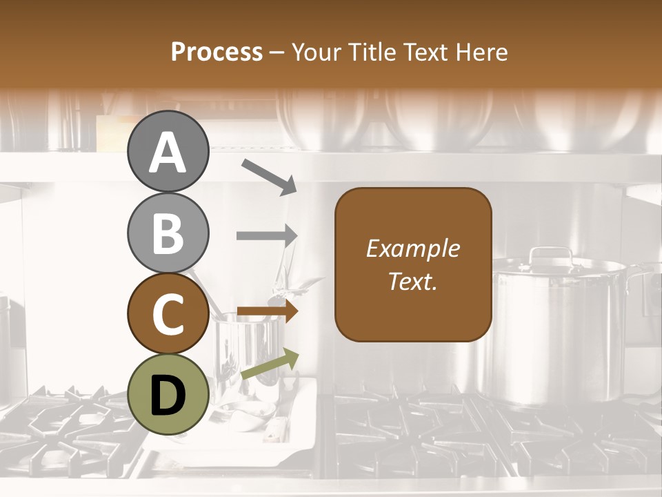 A Bunch Of Pots And Pans On A Shelf PowerPoint Template