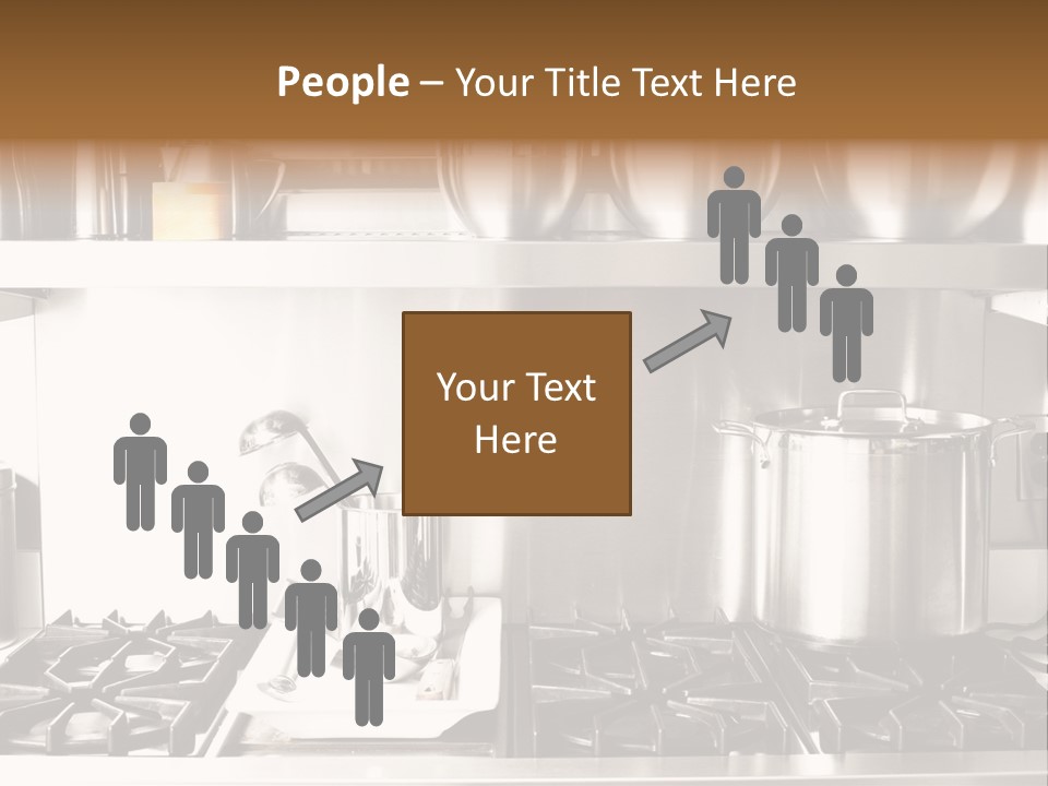 A Bunch Of Pots And Pans On A Shelf PowerPoint Template