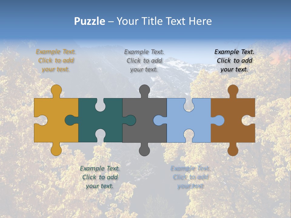 Wasatch Red Utah PowerPoint Template