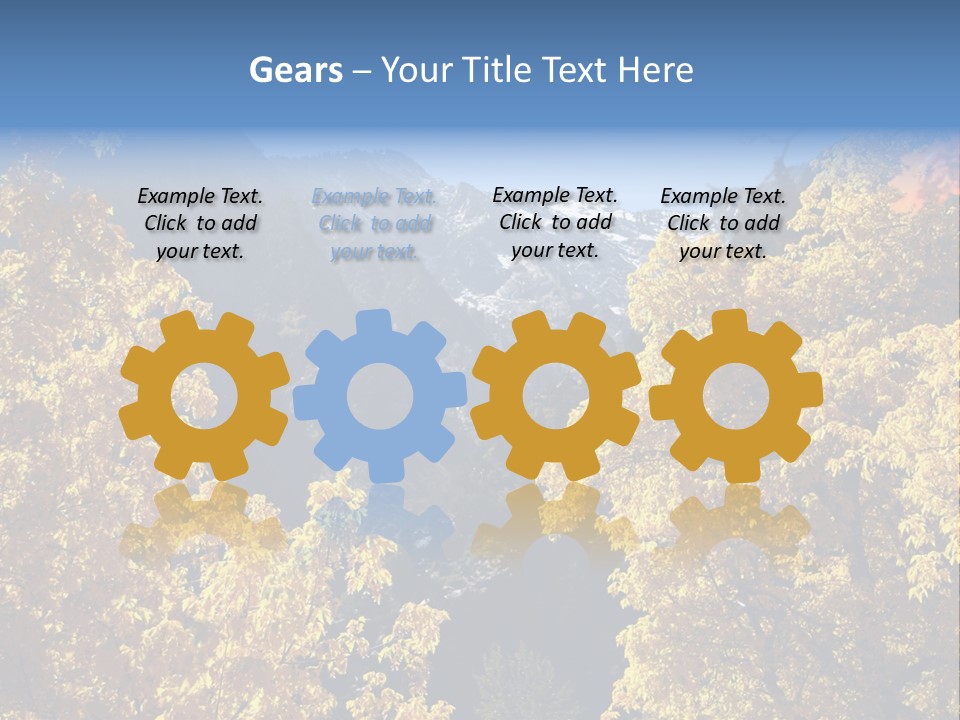 Wasatch Red Utah PowerPoint Template