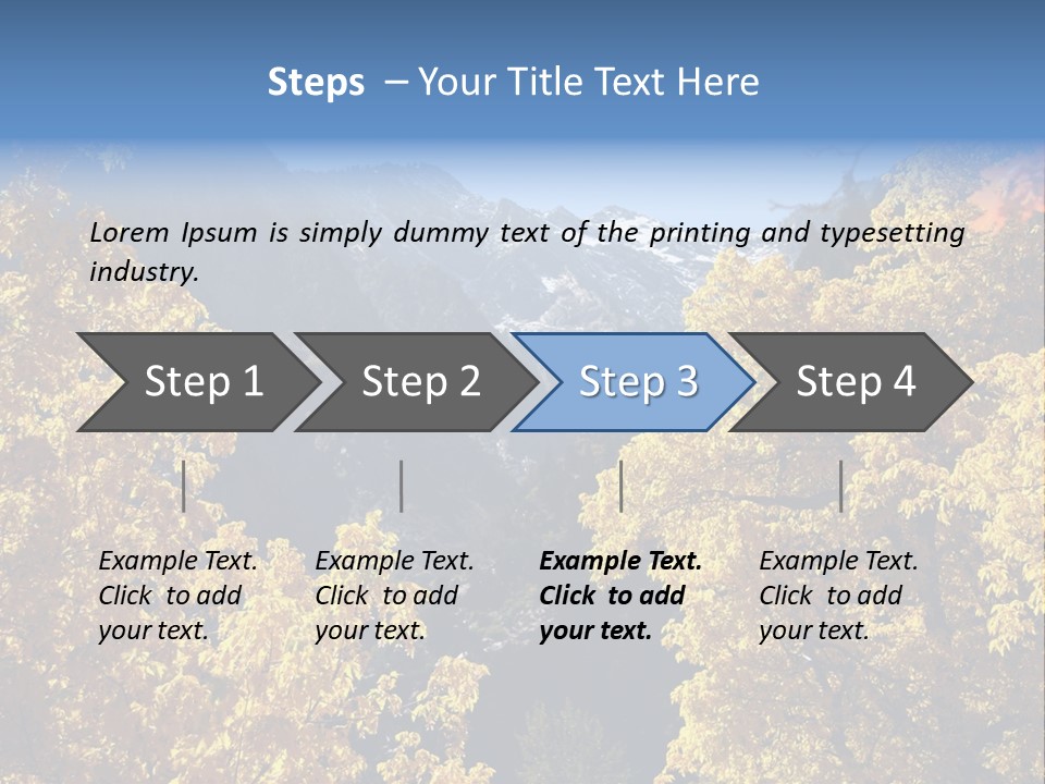 Wasatch Red Utah PowerPoint Template