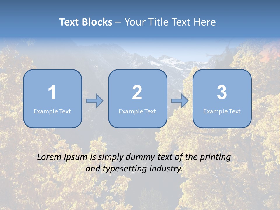 Wasatch Red Utah PowerPoint Template