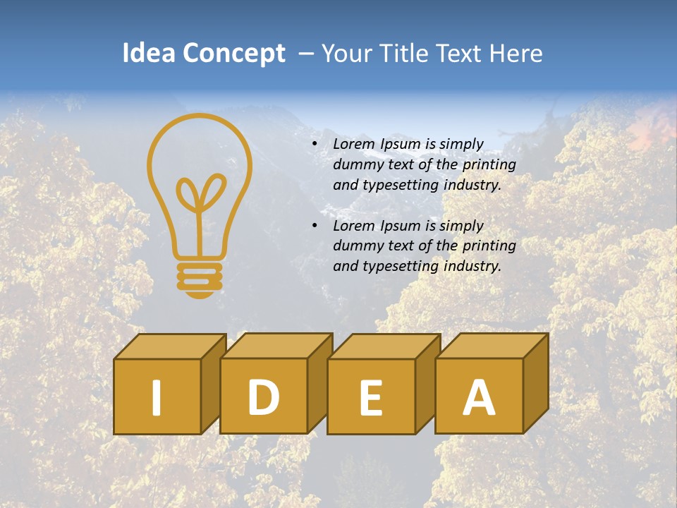 Wasatch Red Utah PowerPoint Template