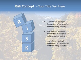 Wasatch Red Utah PowerPoint Template