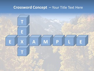 Wasatch Red Utah PowerPoint Template