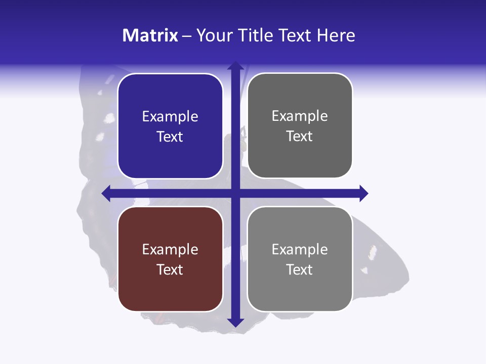 Nature Wildlife Blue PowerPoint Template