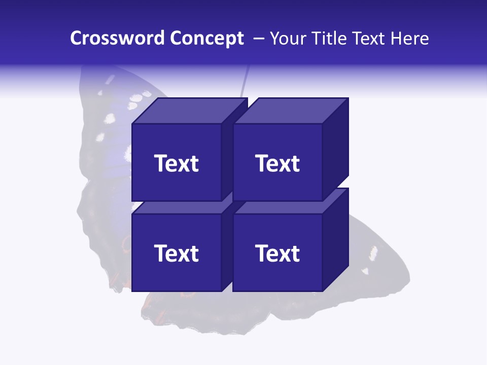 Nature Wildlife Blue PowerPoint Template