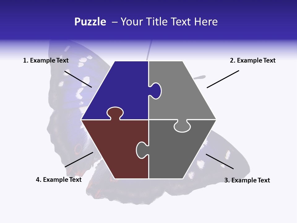 Nature Wildlife Blue PowerPoint Template