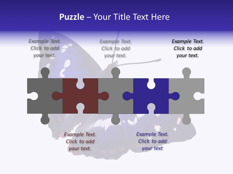 Nature Wildlife Blue PowerPoint Template