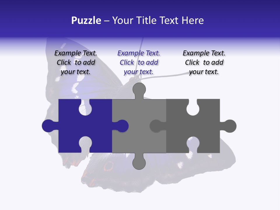 Nature Wildlife Blue PowerPoint Template