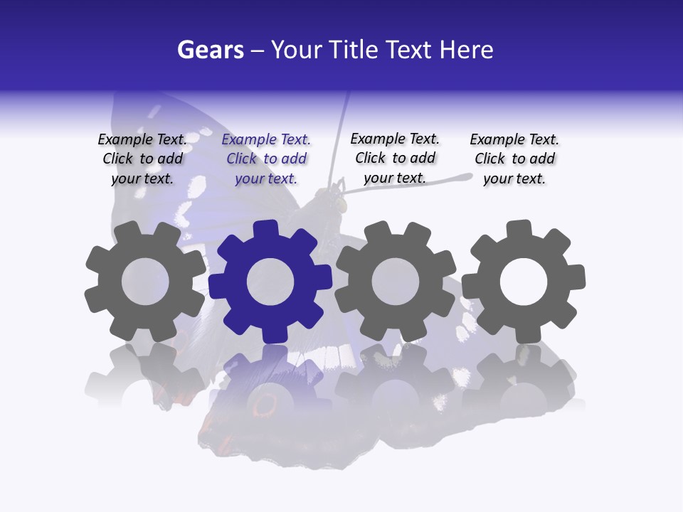 Nature Wildlife Blue PowerPoint Template