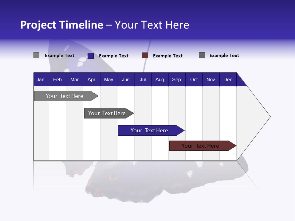 Nature Wildlife Blue PowerPoint Template