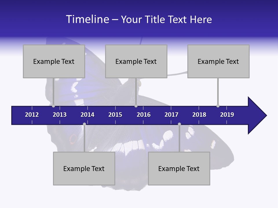 Nature Wildlife Blue PowerPoint Template