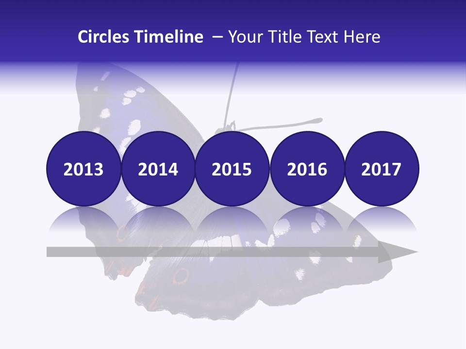 Nature Wildlife Blue PowerPoint Template