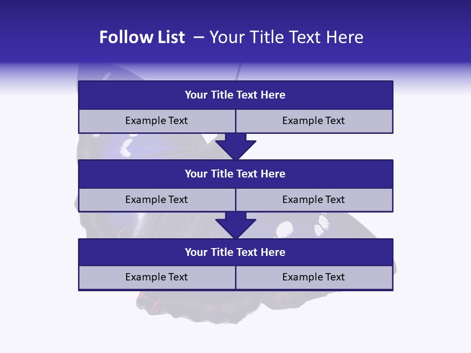 Nature Wildlife Blue PowerPoint Template