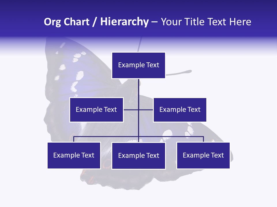 Nature Wildlife Blue PowerPoint Template