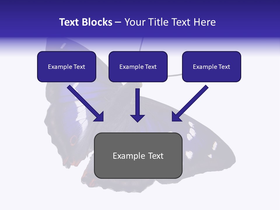 Nature Wildlife Blue PowerPoint Template