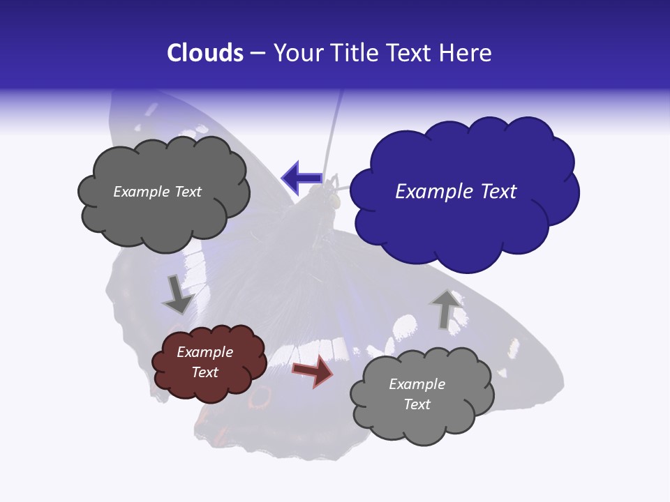 Nature Wildlife Blue PowerPoint Template
