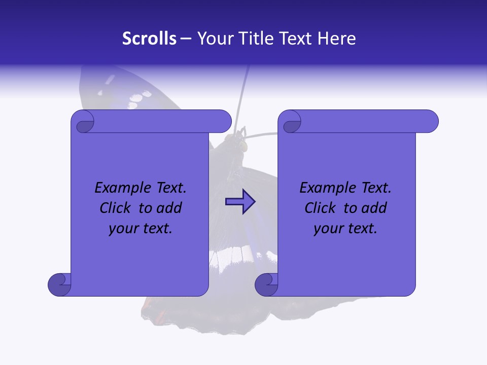 Nature Wildlife Blue PowerPoint Template